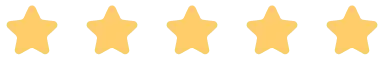 five yellow rating stars